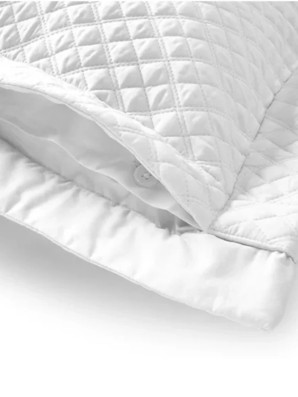 Ralph Lauren sateen argyle european sham pillow